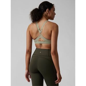 Athleta Women’s Advance Bra In Eucalyptus Olive Size 34C